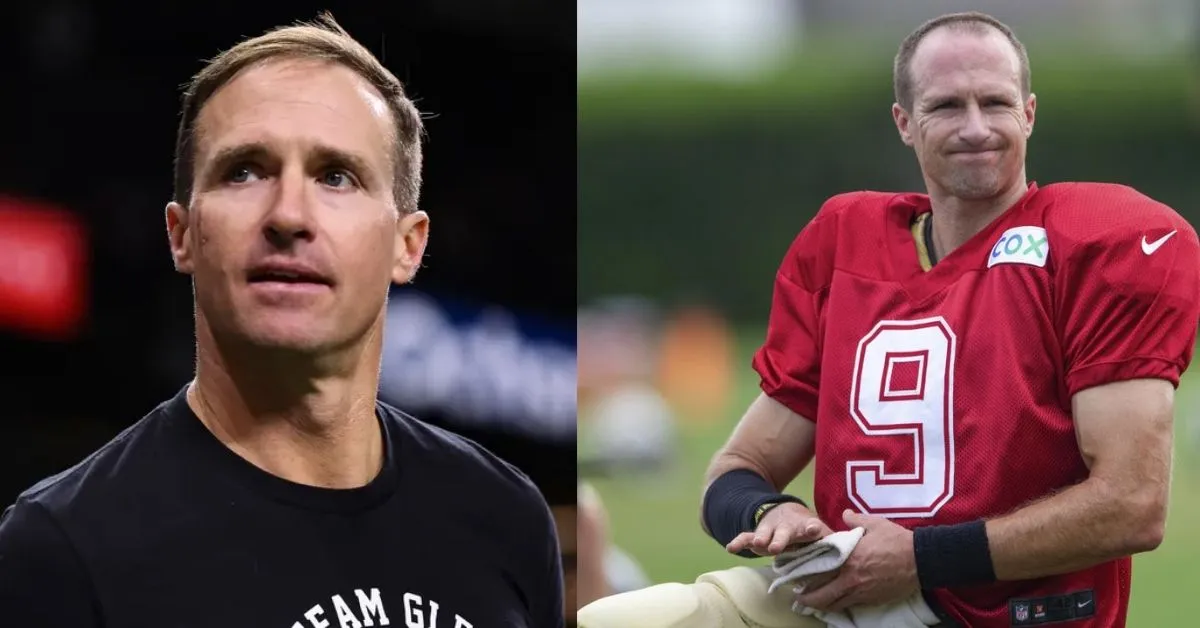 Drew Brees Makes His NBC Debut, Internet Amazed by His New Hair